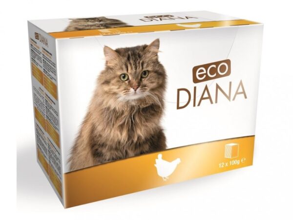 Diana eco kapsičky kuřecí kousky v omáčce 12x100g