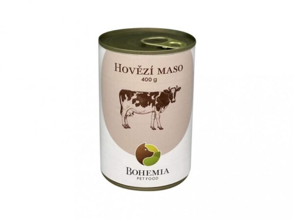 BOHEMIA Hovězí maso ve vlastní šťávě 400g