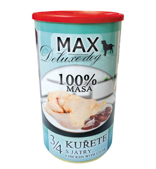 MAX deluxe 3/4 KUŘETE s játry 1200g