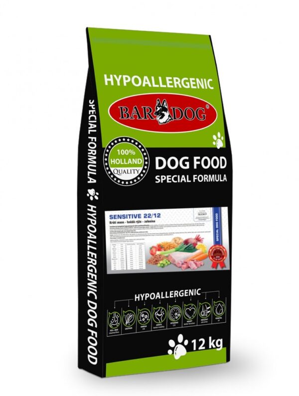 Bardog Hypoalergenní granule Sensitive 22/12 12 kg