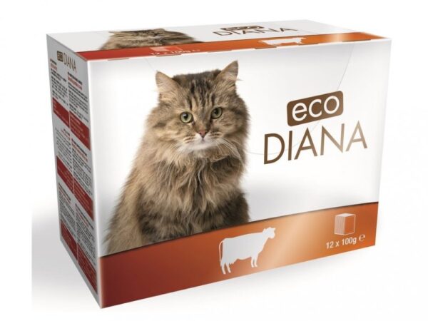 Diana eco kapsičky hovězí kousky v omáčce 12x100g